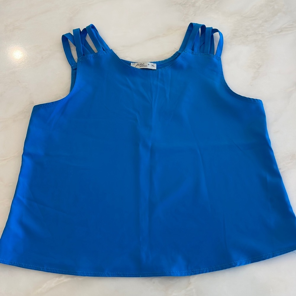 NWOT Pinc Premium Girls Blue Dress Top-Size XL